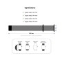 Ремінець до смарт-годинника Armorstandart Sport Band (3 Straps) для Apple Watch 49/46/45/44/42 (Series 1-3) Grey (ARM51950)
