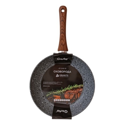 Сковорода Gusto покриття Granite 26x5,0 см (GT-2109-26)