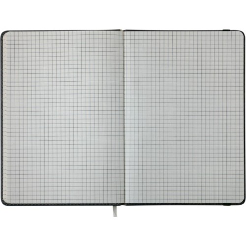 Книга записна Buromax Primo 125x195 мм 96 аркушів в клітинку обкладинка зі штучної шкіри Синя (BM.291161-02)