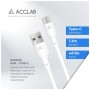 Дата кабель USB 2.0 AM to USB-C 1.2m 30W ACCLAB (1283126559532)