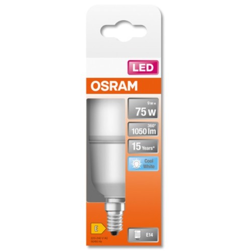Лампочка Osram LED Star STICK75 10W/840 230V FR E14 (4058075428409)