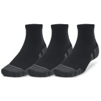 Шкарпетки Under Armour 1379510-001 Performance Tech 3 пари Qtr чорний XL (196884001117)