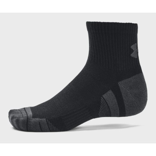 Шкарпетки Under Armour 1379510-001 Performance Tech 3 пари Qtr чорний XL (196884001117)