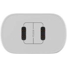 Зарядний пристрій Globex 2xUSB-C 30W FastPower white (30WCC)