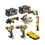 Набір електроіструментів DeWALT 6 од., 3*5Ah, 2 кейси TOUGH SYSTEM (DCK623P3)