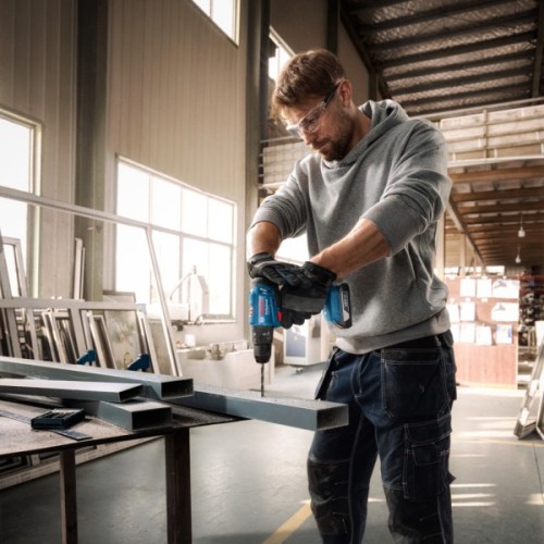 Шуруповерт Bosch GSB 183-LI 18V, 2х2Ah, 21-56Нм, 374-1815 об/хв, кейс, 1.2кг (0.601.9K9.100)