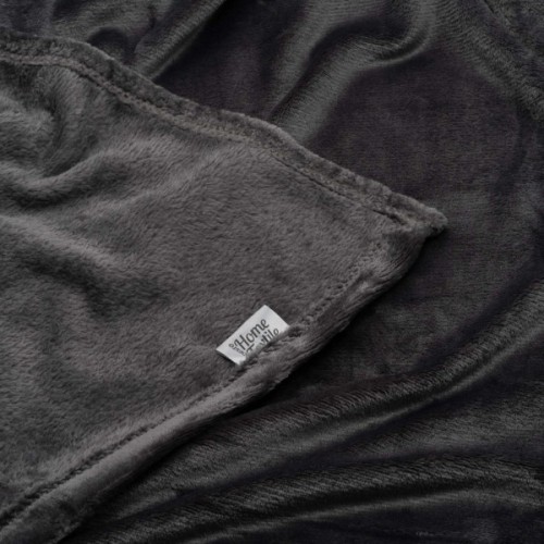 Плед Ardesto Flannel 100% поліестер, темно-сірий 200х220 см (ART0213SB)