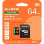Карта пам'яті ADATA 64GB microSD class 10 UHS-I U3 V30 A2 Speed Plus (UD64GUI3V30A2SP-RA1)