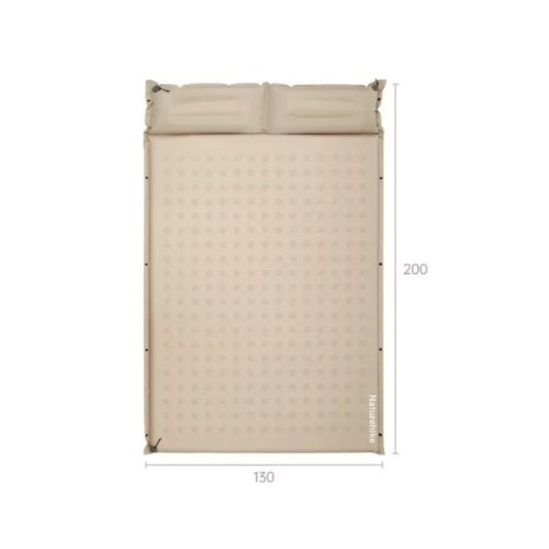 Туристичний килимок Naturehike CNK2550WS025, вологостійкий, 200х130х3 см, бежевий (6977465868770)