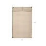 Туристичний килимок Naturehike CNK2550WS025, вологостійкий, 200х130х3 см, бежевий (6977465868770)