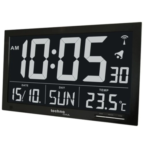 Настільний годинник Technoline Black (WS8007) (DAS301207)