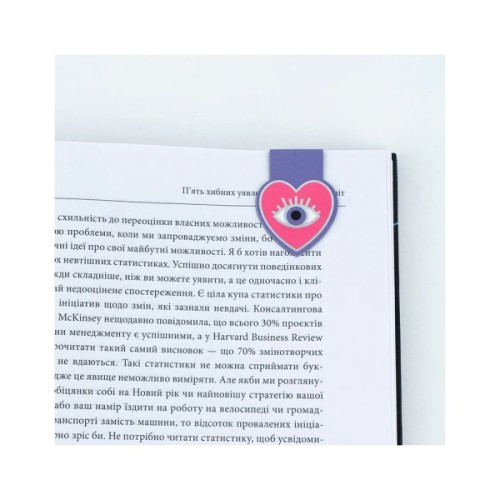 Закладки для книг Kite набір магнітних закладок з фігурними скріпками Letter (K24-495-4)