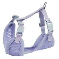 Шлея для собак Trixie з повідцем для цуценят S–M 26–34 см 10 мм світло-бузкова (4011905155647)