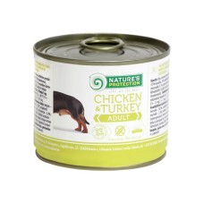 Консерви для собак Nature's Protection Adult Chicken&Turkey 400 г (KIK24630)