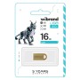 USB флеш накопичувач Wibrand 16GB lynx Gold USB 2.0 (WI2.0/LY16M2G)