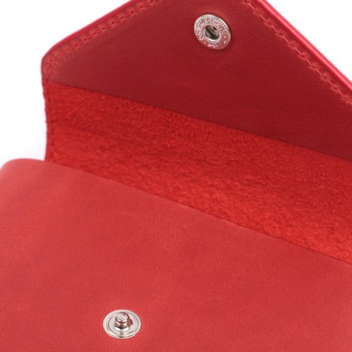 Гаманець Grande Pelle З матової натуральної шкіри Червоний (16804)