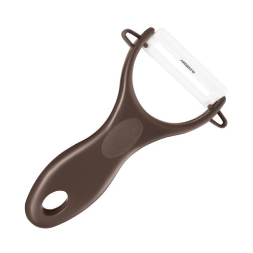 Овочечистка Ardesto Fresh, кераміка, пластик, коричневий (AR2101BR)