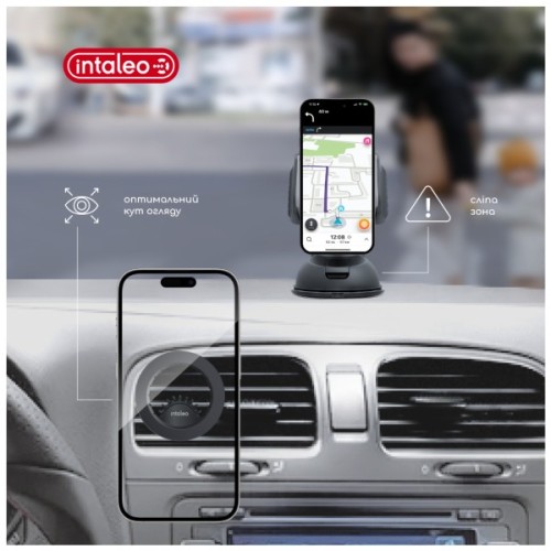 Універсальний автотримач Intaleo CM06GG 20xN52 for MagSafe (1283126576058)