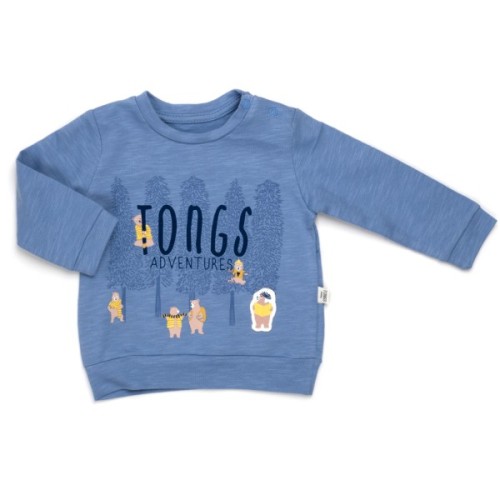 Боді дитяче Tongs з ведмедиками (3548-80B-blue)