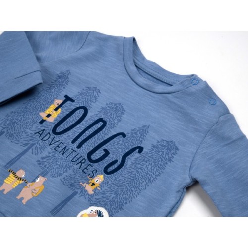 Боді дитяче Tongs з ведмедиками (3548-80B-blue)