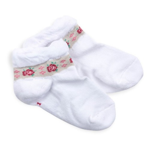 Шкарпетки дитячі UCS Socks з квіточками (M0C0101-1186-5G-white)