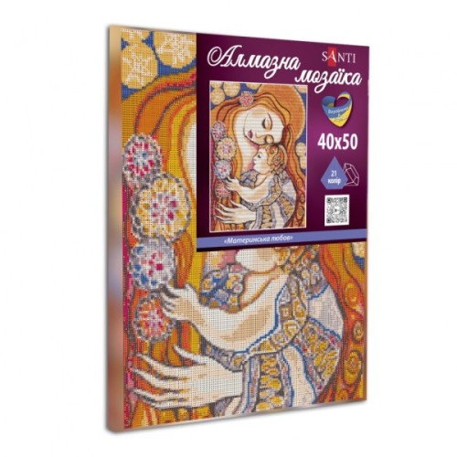 Картина по номерам Santi Материнська любов 40*50 см алмазна мозаїка (954708)