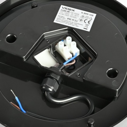 Світильник Videx ART IP65  15W 5000K Black (VL-BHFR-155B)