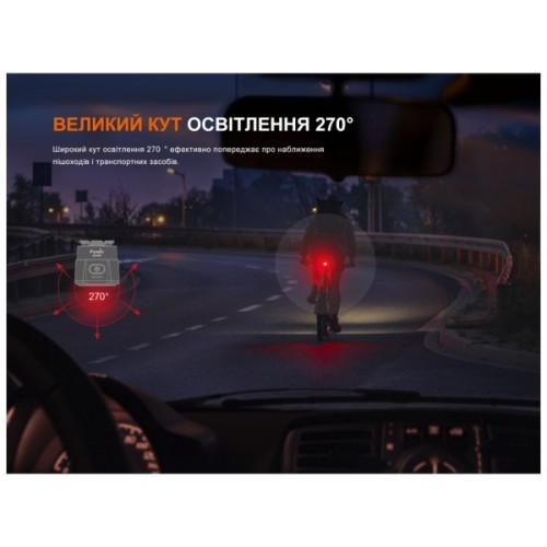 Задня велофара Fenix BC06R