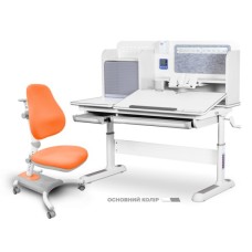 Парта з кріслом Mealux Winnipeg Multicolor + Omega (BD-630 WG/G+Y-220 KY)