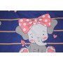 Постільна білизна MirSon Бязь 17-0539 Elephant 110х140 (2200003798173)