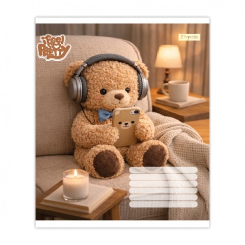 Зошит 1 вересня Bear stories А5 18 аркушів лінія (768973)