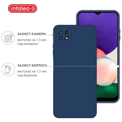 Чохол до мобільного телефона Intaleo SoftShell Samsung Galaxy A22 5G Blue (1283126557972)