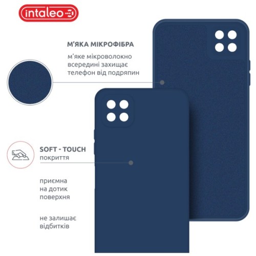 Чохол до мобільного телефона Intaleo SoftShell Samsung Galaxy A22 5G Blue (1283126557972)