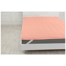 Наматрацник MirSon №1762 Eco Light Coral Тенсель Modal на гумці в кутках 140x190 см (2200003712254)