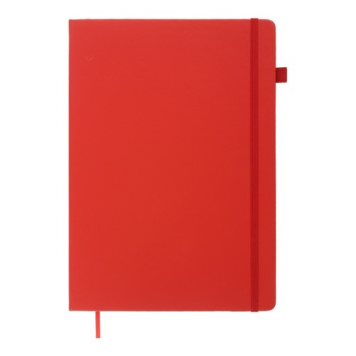 Книга записна Buromax Etalon 210x295 мм 96 аркушів в клітинку обкладинка зі штучної шкіри Червоний (BM.294160-05)