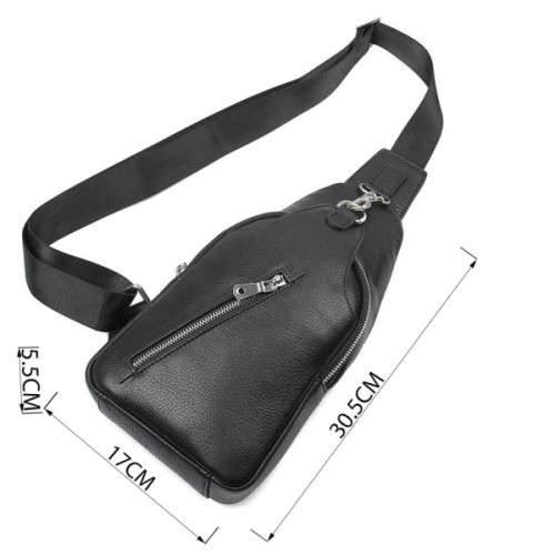 Сумка Vintage Флотар через плече Чорна (14973)