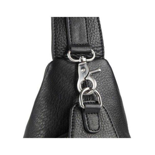 Сумка Vintage Флотар через плече Чорна (14973)