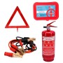 Набір техдопомоги Poputchik з вогнегасником ВП-2 "ВОЛЬТ" (ВП-2+Знак+Аптечка+Дроти) (33-033-IS)
