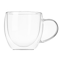 Набір чашок Ardesto BHR 250 мл 2 шт прозорий (AR2625BHR)