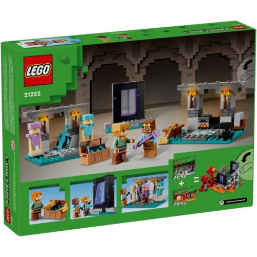 Конструктор LEGO Minecraft Зброярня 203 деталей (21252)
