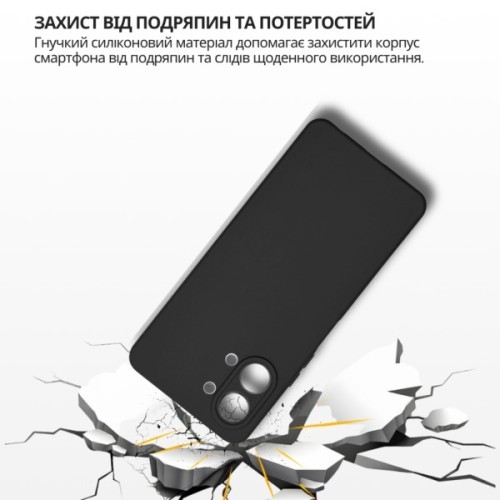 Чохол до мобільного телефона BeCover Silicone Tecno Spark Go 3 (KN3) Black (715691)