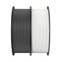 Пластик для 3D-принтера Creality PLA 2x1кг, 1.75мм, white+black (3301010337)