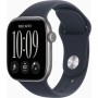 Смарт-годинник Apple Watch Series 12 GPS 42mm Space Grey Aluminium Case with Navy Blue Sport Band - S/M (MJE74RK/A)