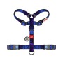 Шлея для собак WAUDOG Nylon анатомічна H-подібна з QR-паспортом "NASA21" пластиковий фастекс, M (344-0148)