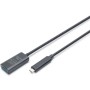 Дата кабель USB 3.2 AF to USB-C 5.0m Gen2 Active 10G Digitus (DA-73113)