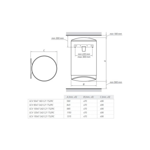 Бойлер Tesy Modeco Ceramic GCV 1504724D C21 TS2RC (302482)