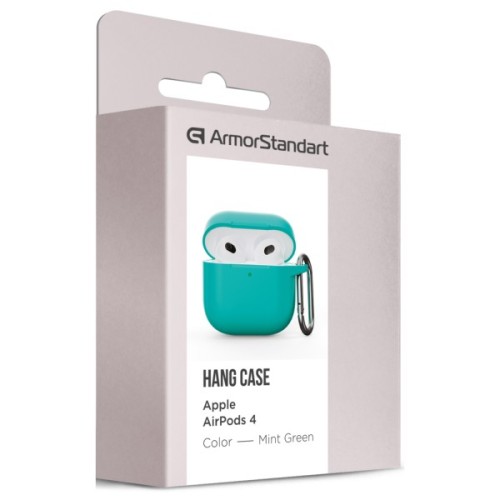 Чохол для навушників Armorstandart Hang Case для Apple AirPods 4 Mint Green (ARM81287)