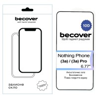 Скло захисне BeCover Nothing Phone / Pro 10D Black (713577)