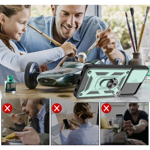 Чохол до мобільного телефона BeCover Military Motorola Moto G04/G04s Dark Green (713064)