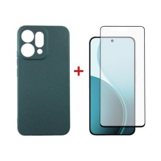 Чохол до мобільного телефона Dengos Oppo Reno14 5G Soft+glass Green (DG-KM-181)